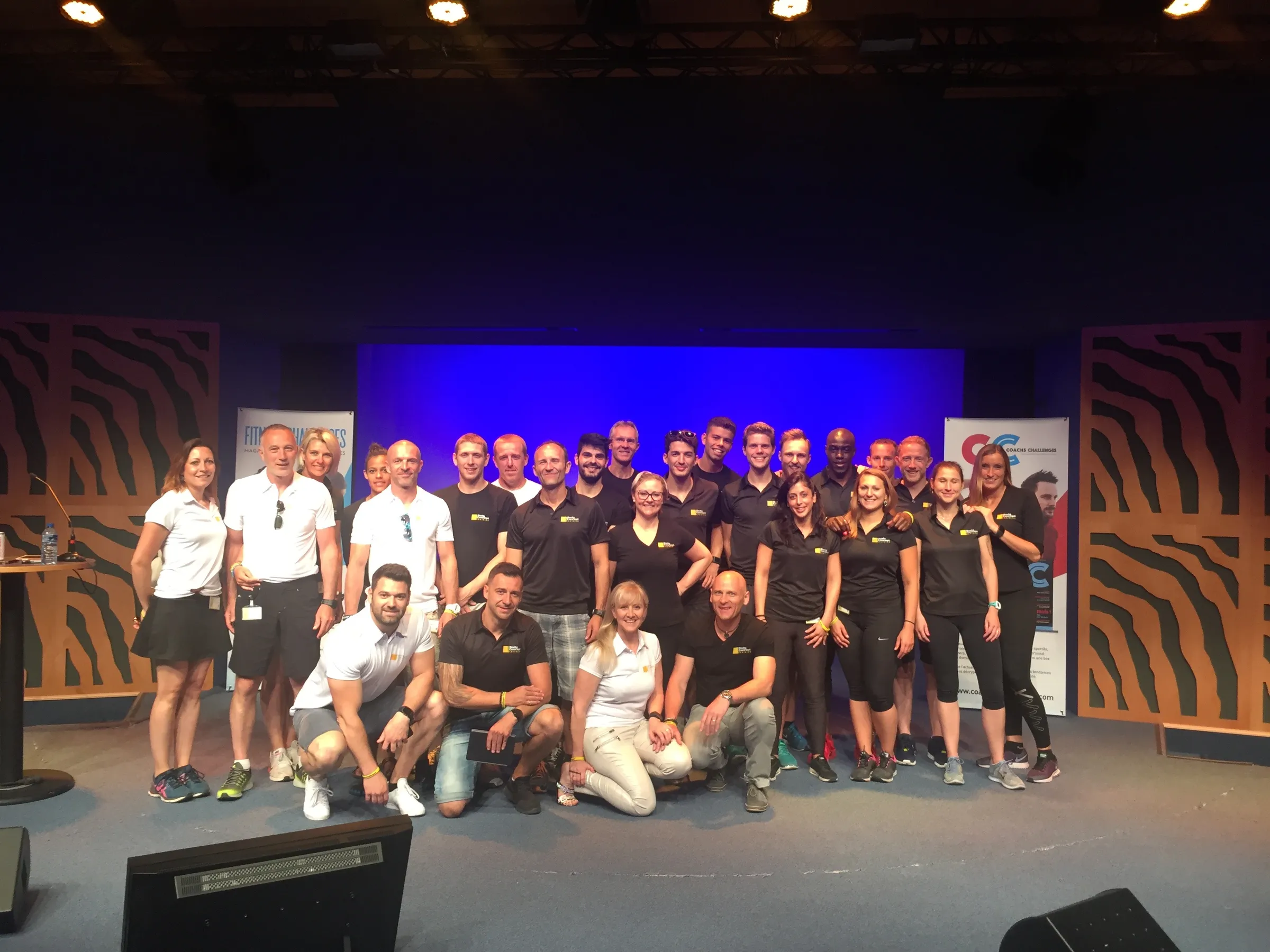 Les Personal Trainers du réseau réunis sur scène